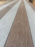 WPC Decking Light Grey/Walnut image 0
