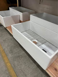 36x18x10 Fireclay Sink image 0