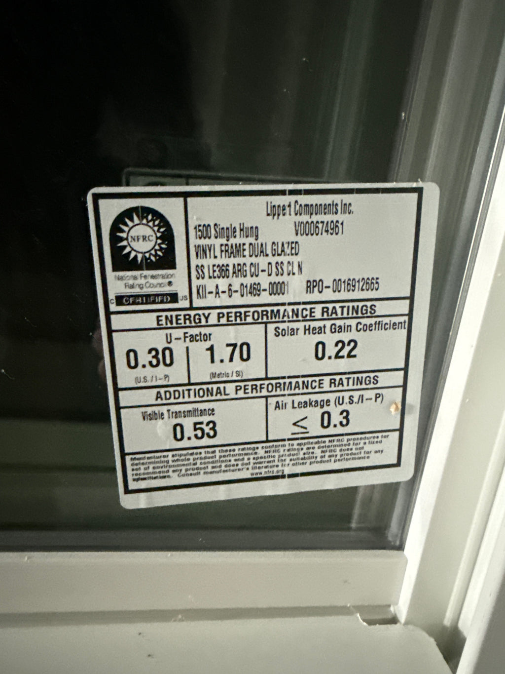 36x48 Window Single Hung V000674961