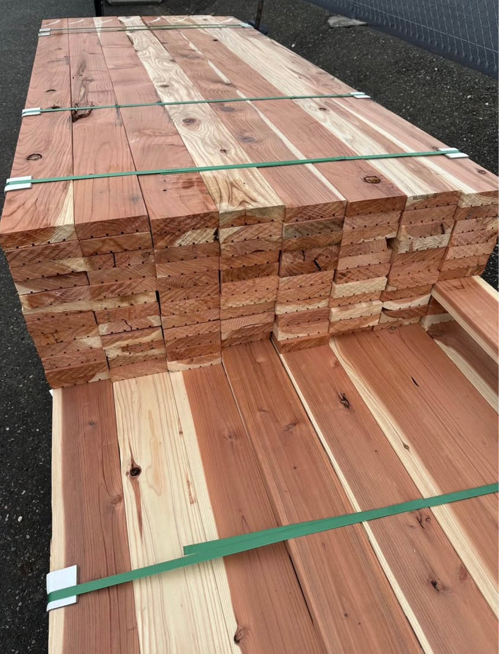 2 x 6 falldown Redwood