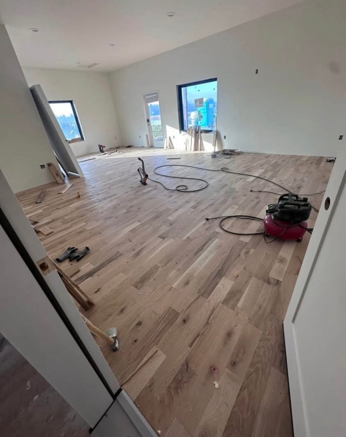 5" White Oak Flooring Utility Grade