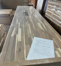 25x98 Acacia Live Edge Butcher Block