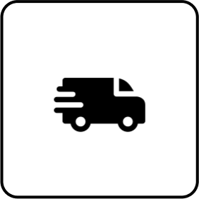 Minimalist black and white graphic with a central circular design and arrow-like elements.